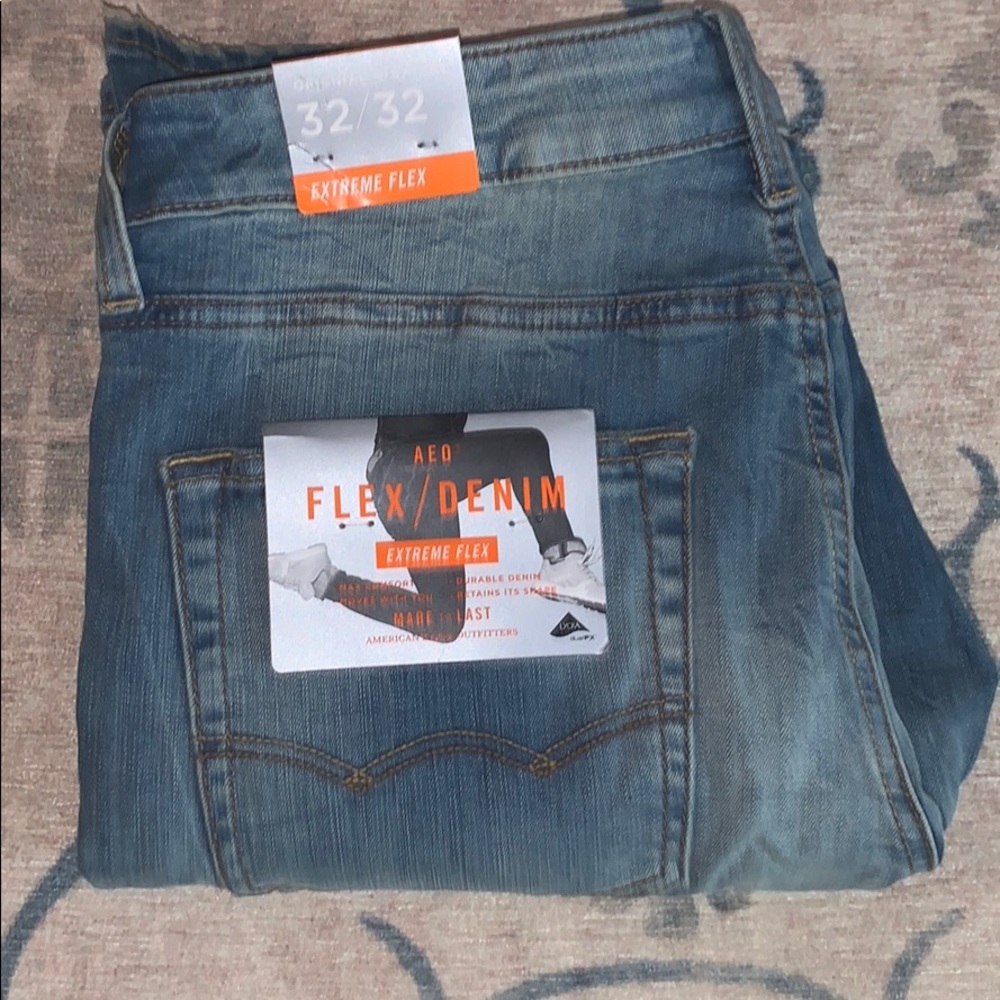 American Eagle 32/32 Extreme Flex Denim Blue Jeans
